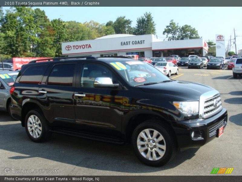 Black / Graphite 2010 Toyota Sequoia Platinum 4WD
