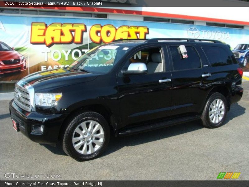 Black / Graphite 2010 Toyota Sequoia Platinum 4WD