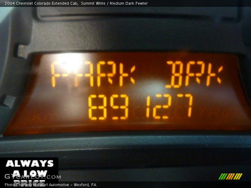 Summit White / Medium Dark Pewter 2004 Chevrolet Colorado Extended Cab