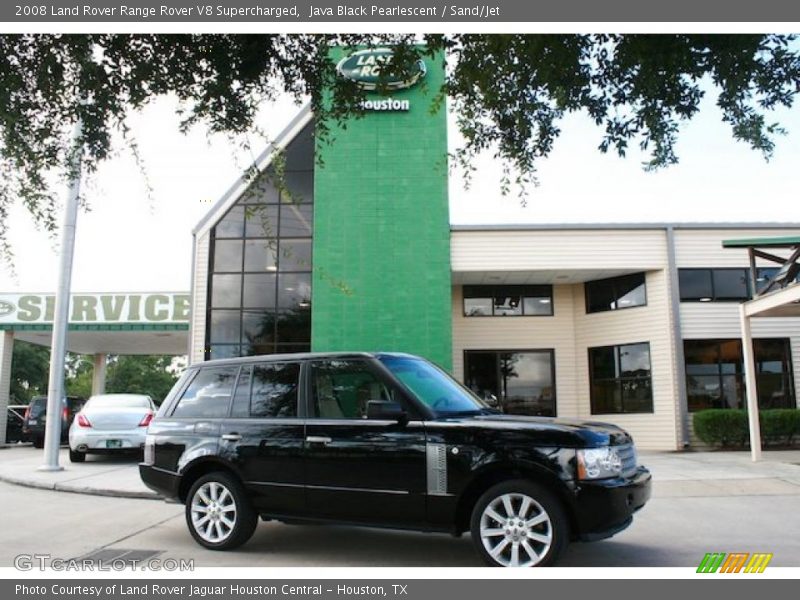 Java Black Pearlescent / Sand/Jet 2008 Land Rover Range Rover V8 Supercharged