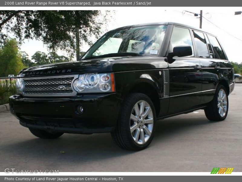 Java Black Pearlescent / Sand/Jet 2008 Land Rover Range Rover V8 Supercharged