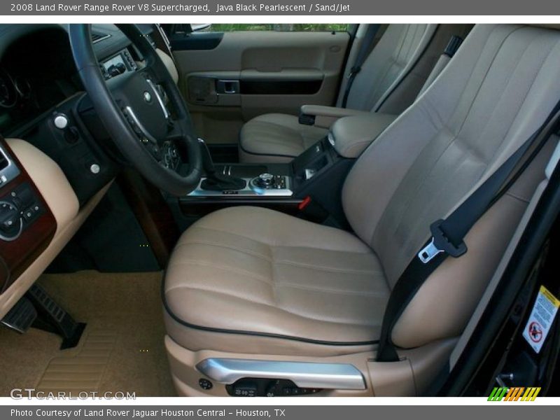 Java Black Pearlescent / Sand/Jet 2008 Land Rover Range Rover V8 Supercharged