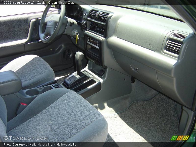 Garden Green Mica / Gray 2001 Isuzu Rodeo LS