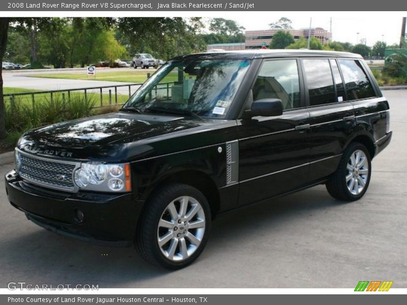 Java Black Pearlescent / Sand/Jet 2008 Land Rover Range Rover V8 Supercharged