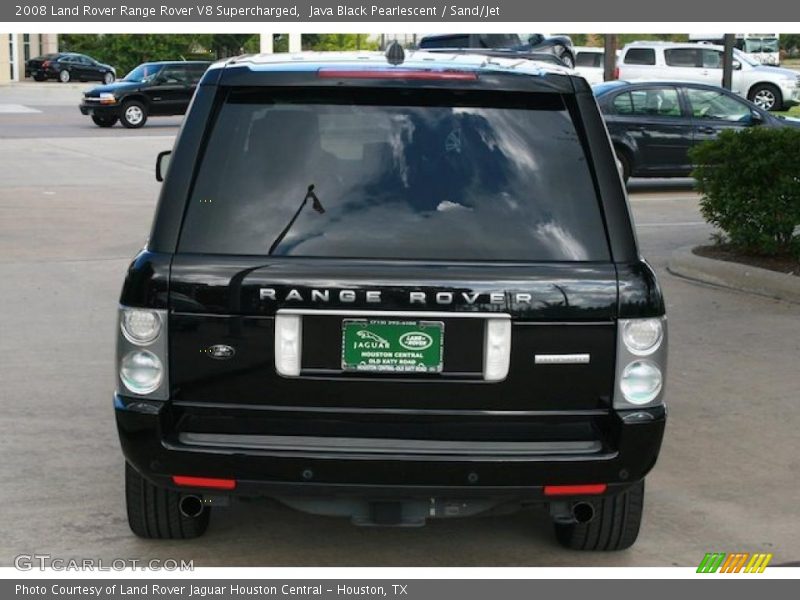 Java Black Pearlescent / Sand/Jet 2008 Land Rover Range Rover V8 Supercharged