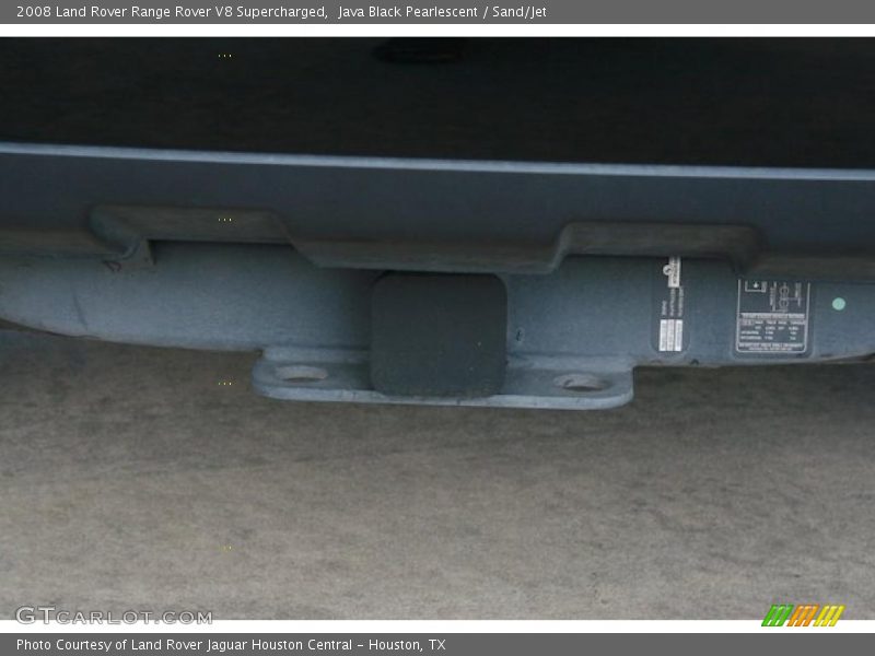 Java Black Pearlescent / Sand/Jet 2008 Land Rover Range Rover V8 Supercharged