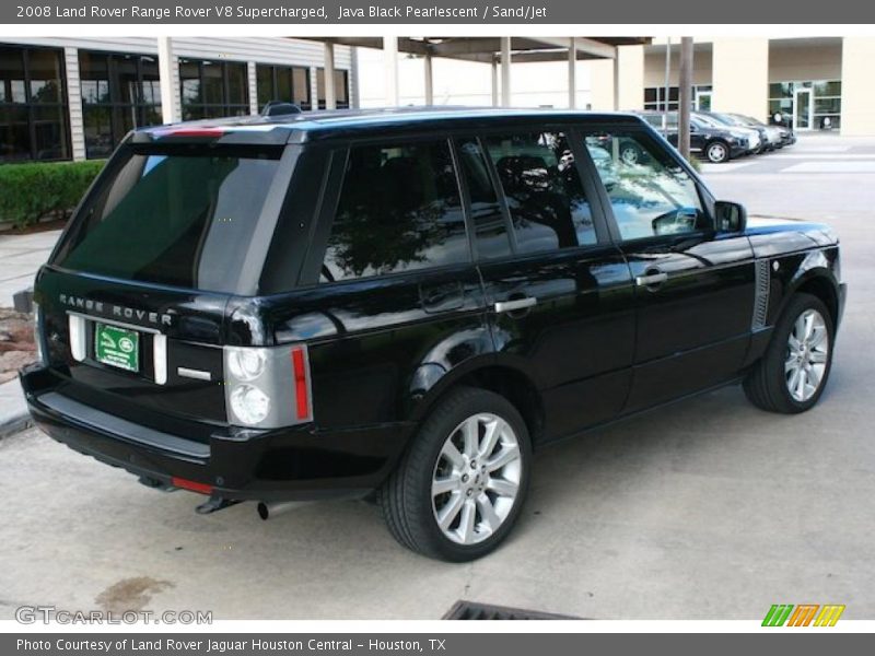 Java Black Pearlescent / Sand/Jet 2008 Land Rover Range Rover V8 Supercharged