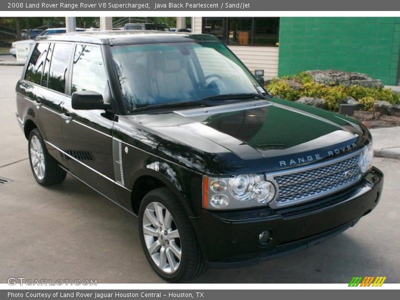 Java Black Pearlescent / Sand/Jet 2008 Land Rover Range Rover V8 Supercharged
