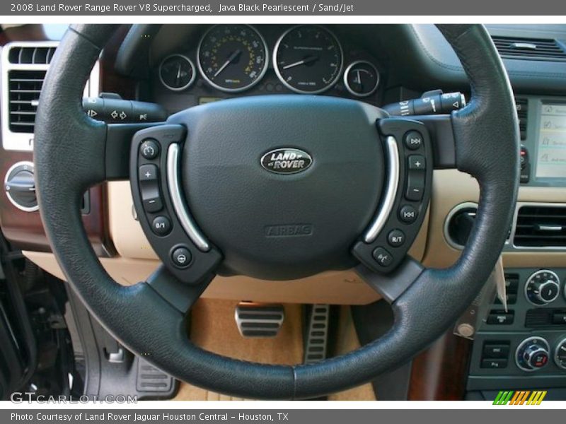 Java Black Pearlescent / Sand/Jet 2008 Land Rover Range Rover V8 Supercharged