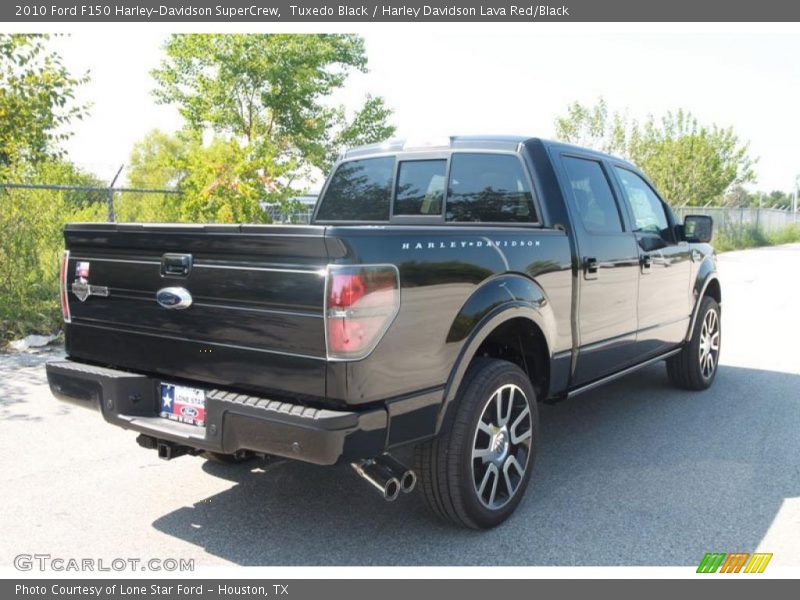 Tuxedo Black / Harley Davidson Lava Red/Black 2010 Ford F150 Harley-Davidson SuperCrew