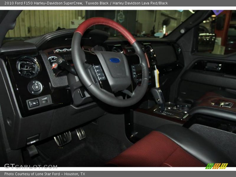 Tuxedo Black / Harley Davidson Lava Red/Black 2010 Ford F150 Harley-Davidson SuperCrew