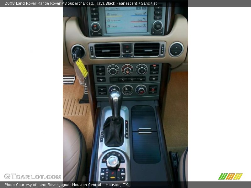 Java Black Pearlescent / Sand/Jet 2008 Land Rover Range Rover V8 Supercharged