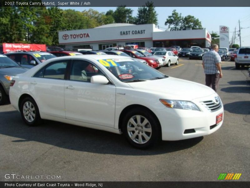 Super White / Ash 2007 Toyota Camry Hybrid