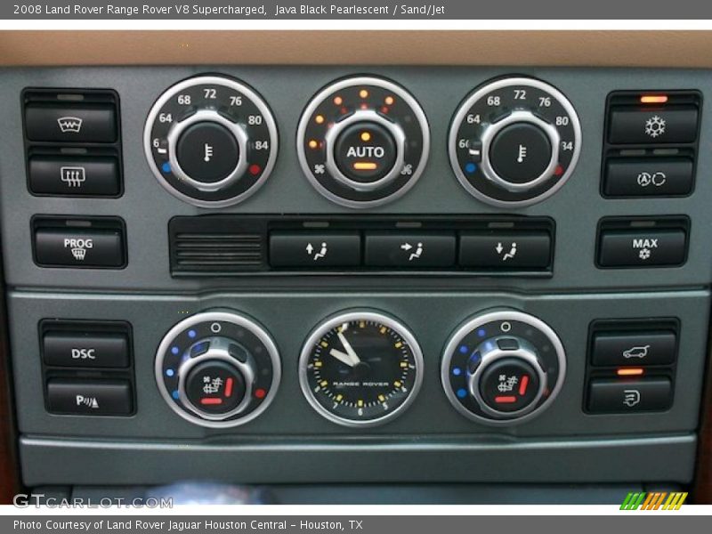 Java Black Pearlescent / Sand/Jet 2008 Land Rover Range Rover V8 Supercharged