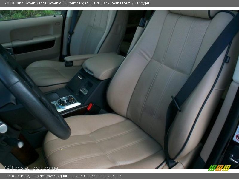 Java Black Pearlescent / Sand/Jet 2008 Land Rover Range Rover V8 Supercharged