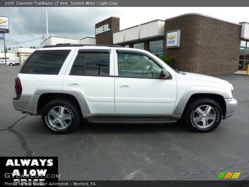 Summit White / Light Gray 2005 Chevrolet TrailBlazer LT 4x4