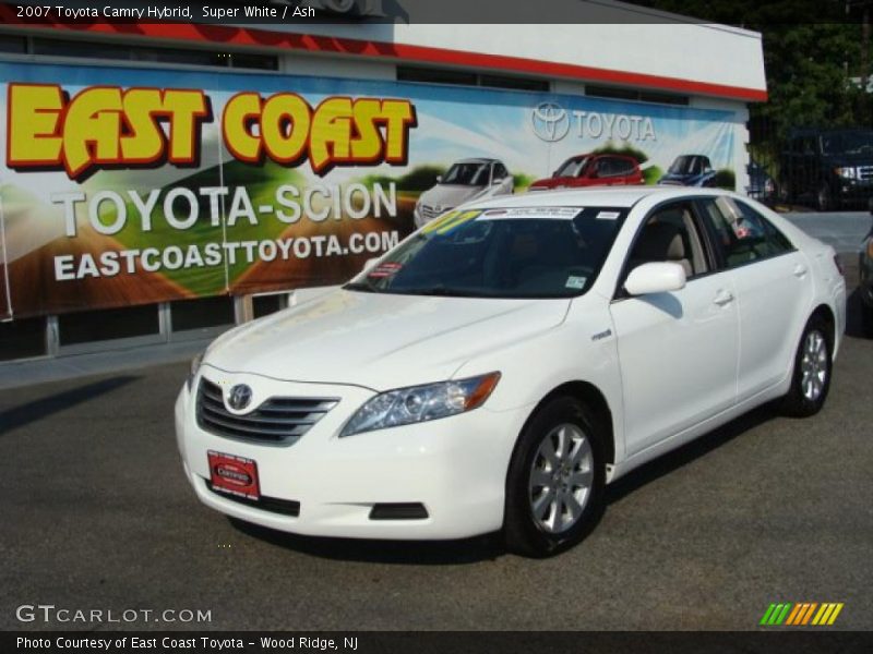 Super White / Ash 2007 Toyota Camry Hybrid