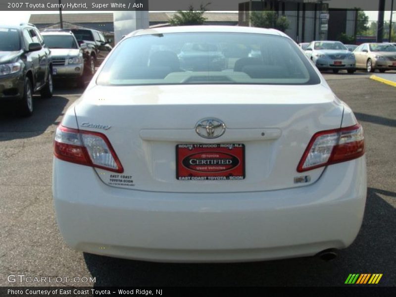 Super White / Ash 2007 Toyota Camry Hybrid