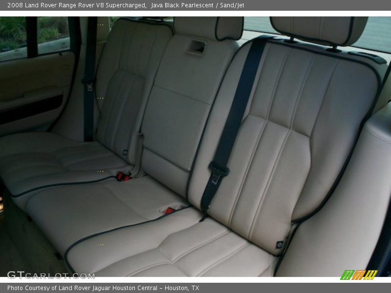 Java Black Pearlescent / Sand/Jet 2008 Land Rover Range Rover V8 Supercharged