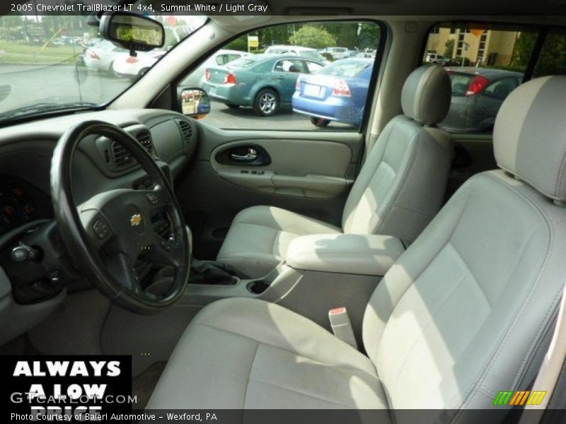Summit White / Light Gray 2005 Chevrolet TrailBlazer LT 4x4