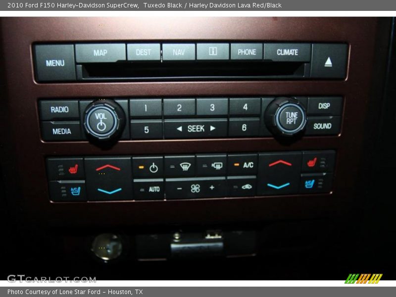 Tuxedo Black / Harley Davidson Lava Red/Black 2010 Ford F150 Harley-Davidson SuperCrew