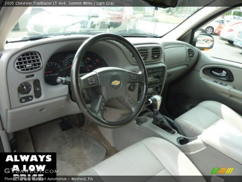 Summit White / Light Gray 2005 Chevrolet TrailBlazer LT 4x4