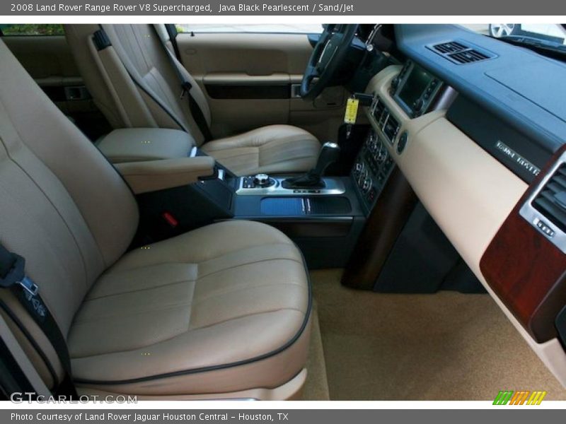 Java Black Pearlescent / Sand/Jet 2008 Land Rover Range Rover V8 Supercharged