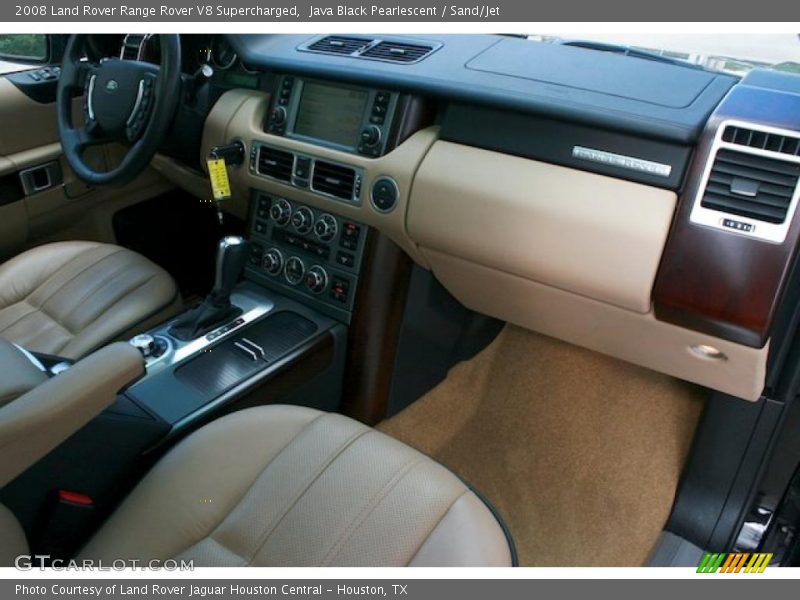 Java Black Pearlescent / Sand/Jet 2008 Land Rover Range Rover V8 Supercharged