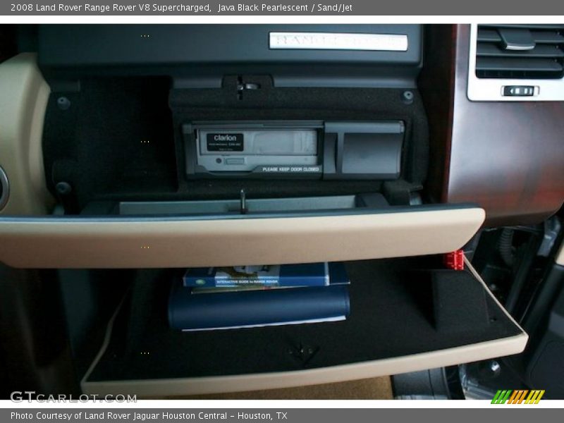 Java Black Pearlescent / Sand/Jet 2008 Land Rover Range Rover V8 Supercharged