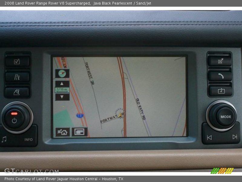 Java Black Pearlescent / Sand/Jet 2008 Land Rover Range Rover V8 Supercharged