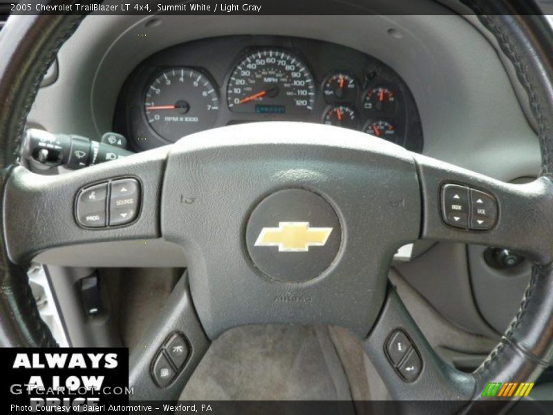 Summit White / Light Gray 2005 Chevrolet TrailBlazer LT 4x4