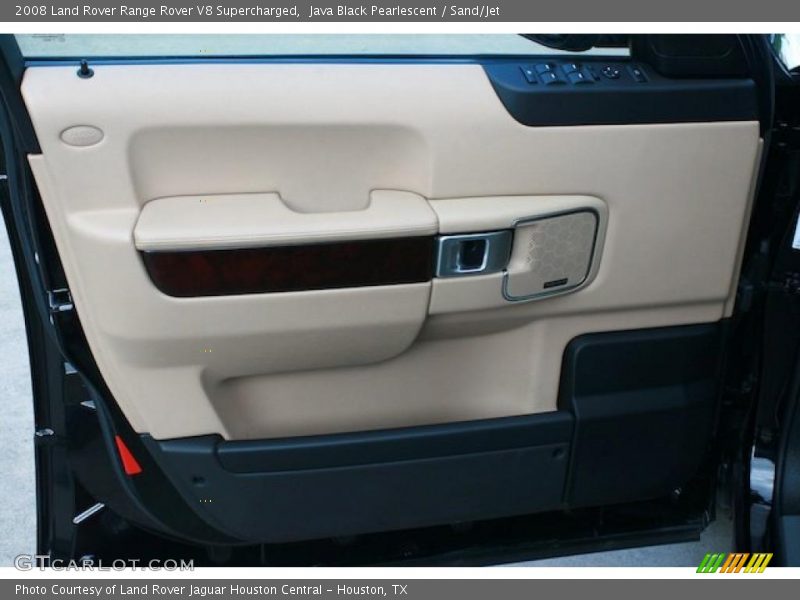 Java Black Pearlescent / Sand/Jet 2008 Land Rover Range Rover V8 Supercharged