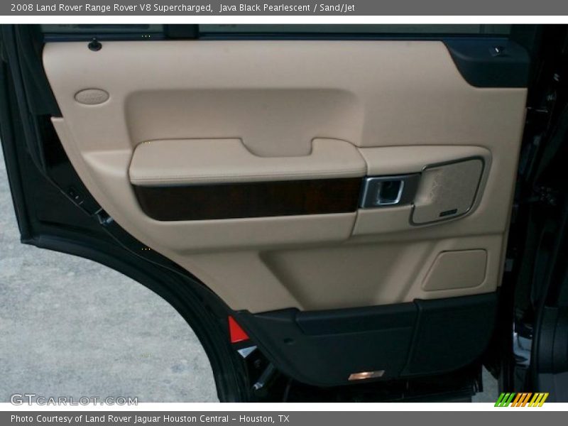 Java Black Pearlescent / Sand/Jet 2008 Land Rover Range Rover V8 Supercharged