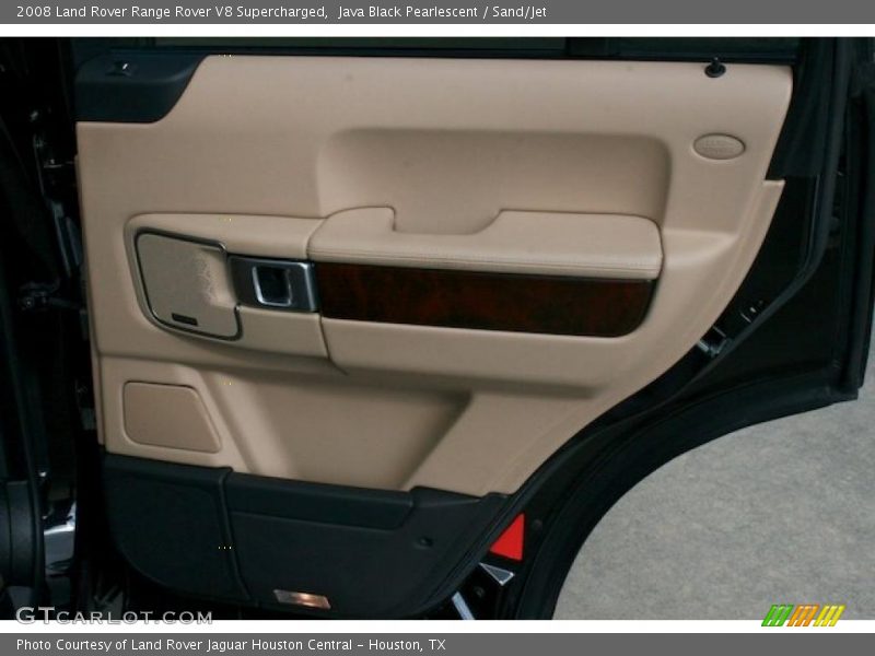 Java Black Pearlescent / Sand/Jet 2008 Land Rover Range Rover V8 Supercharged