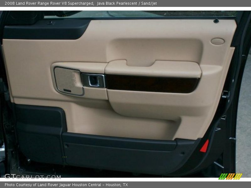 Java Black Pearlescent / Sand/Jet 2008 Land Rover Range Rover V8 Supercharged