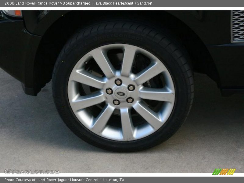 Java Black Pearlescent / Sand/Jet 2008 Land Rover Range Rover V8 Supercharged