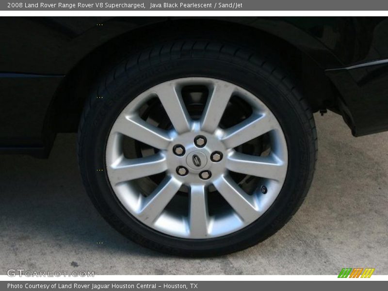 Java Black Pearlescent / Sand/Jet 2008 Land Rover Range Rover V8 Supercharged