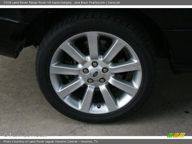 Java Black Pearlescent / Sand/Jet 2008 Land Rover Range Rover V8 Supercharged