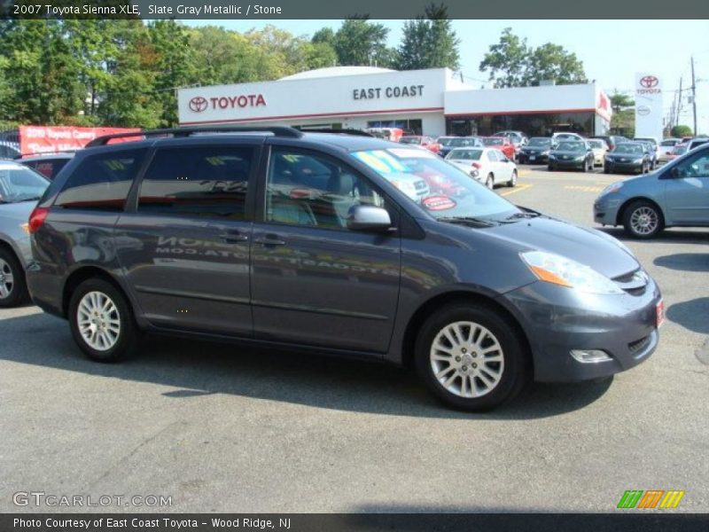 Slate Gray Metallic / Stone 2007 Toyota Sienna XLE