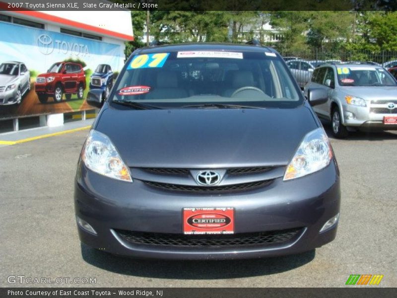 Slate Gray Metallic / Stone 2007 Toyota Sienna XLE