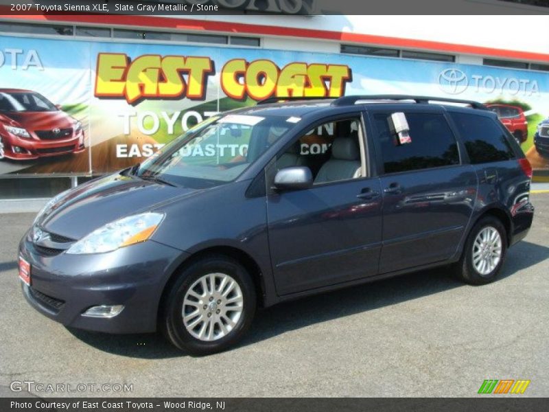 Slate Gray Metallic / Stone 2007 Toyota Sienna XLE