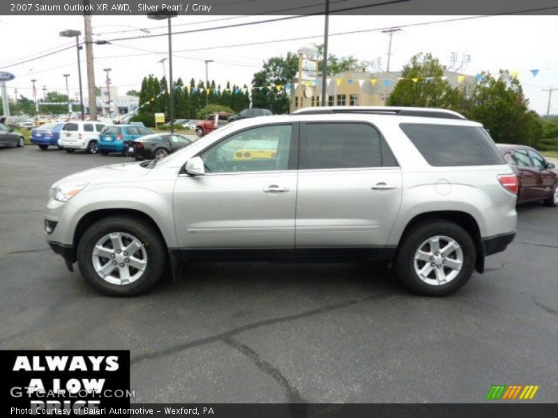 Silver Pearl / Gray 2007 Saturn Outlook XR AWD