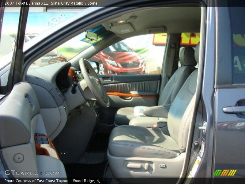 Slate Gray Metallic / Stone 2007 Toyota Sienna XLE