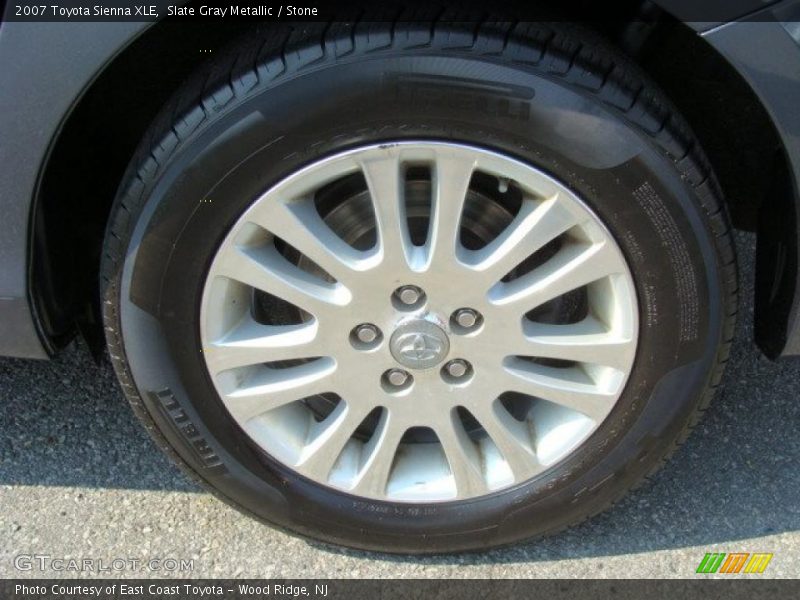 Slate Gray Metallic / Stone 2007 Toyota Sienna XLE