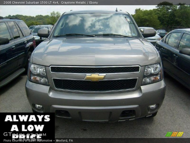 Graystone Metallic / Ebony 2008 Chevrolet Suburban 1500 LT 4x4