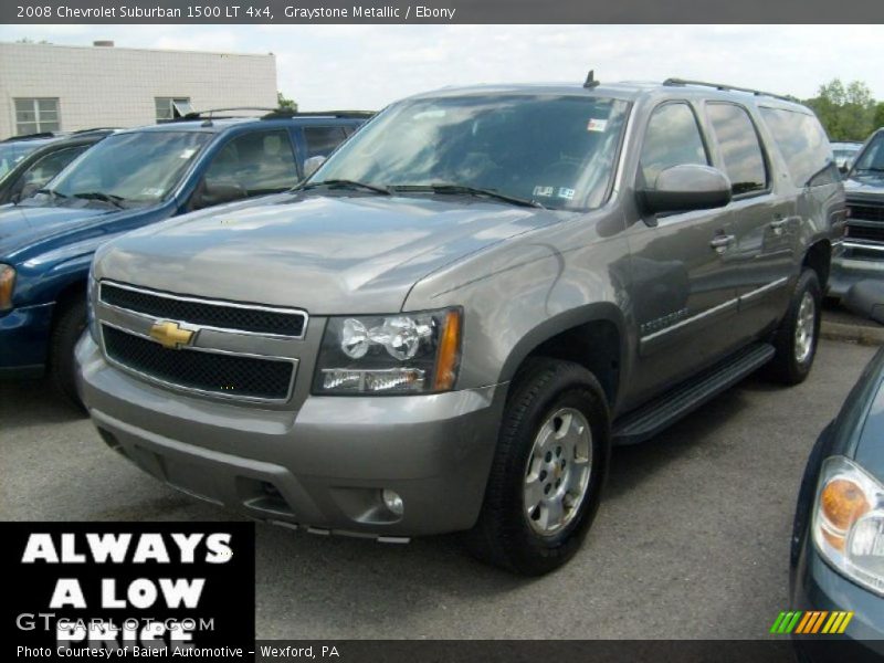 Graystone Metallic / Ebony 2008 Chevrolet Suburban 1500 LT 4x4