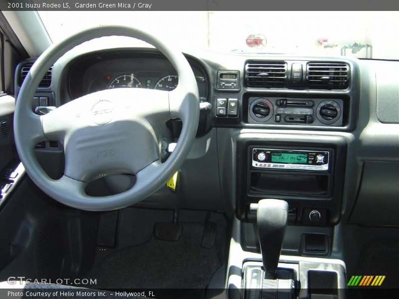 Garden Green Mica / Gray 2001 Isuzu Rodeo LS
