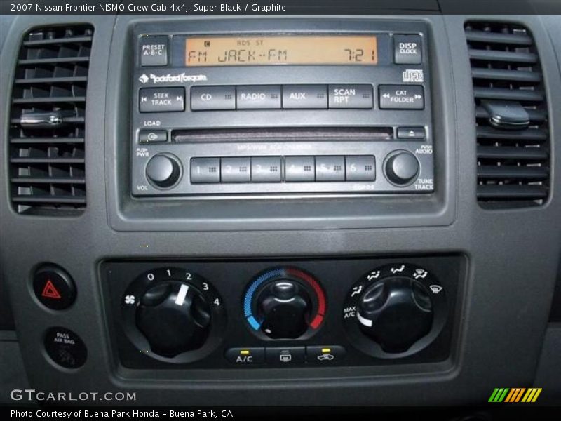 Super Black / Graphite 2007 Nissan Frontier NISMO Crew Cab 4x4