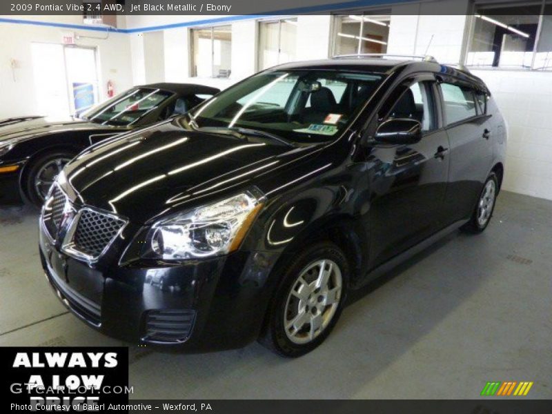 Jet Black Metallic / Ebony 2009 Pontiac Vibe 2.4 AWD