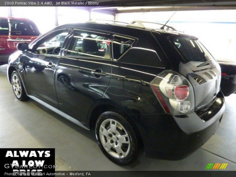 Jet Black Metallic / Ebony 2009 Pontiac Vibe 2.4 AWD